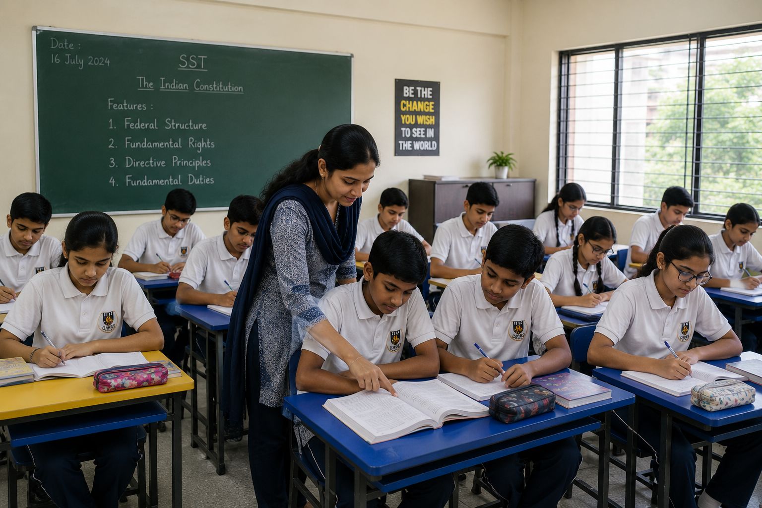 Middle School classroom